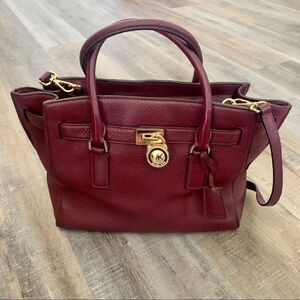 MICHAEL KORS soft pebble leather handbag